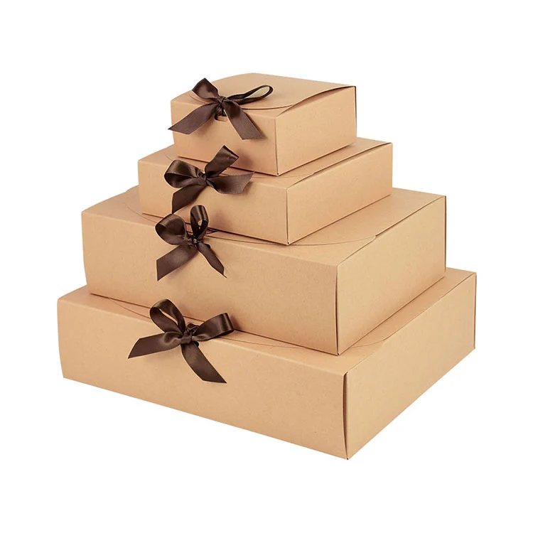 DIY กล่องของขวัญโลโก้พร้อมโบว์ริบบิ้น